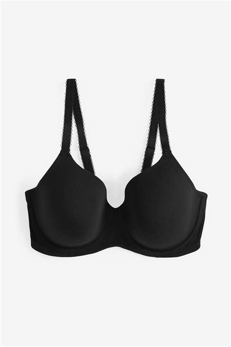 Buy Black White Nude Pad Full Cup Dd Cotton Blend Bras 3 Pack From The Next Uk Online Shop