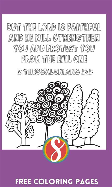Free 2 Thessalonians Coloring Pages — Stevie Doodles