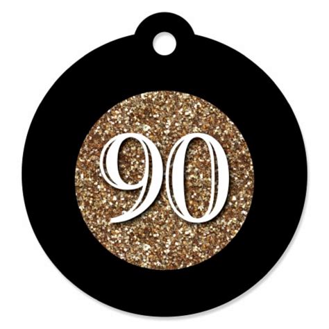 Big Dot Of Happiness Adult 90th Birthday Gold Birthday Party Favor