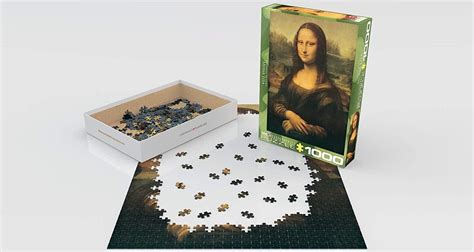 Mona Lisa By Leonardo Da Vinci 1000 Piece Jigsaw Puzzle Leonardo Da