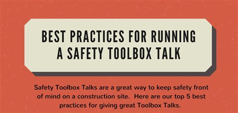5 Tips For Leading Effective Toolbox Talks — Construction Junkie