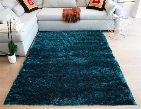 A gray area rug never fails in a happy yellow or neutral beige room. Fuzzy Furry Fluffy Modern Contemporary Solid New Thick ...