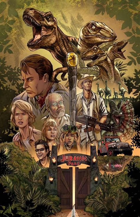 Fan Art Friday 35 JURASSIC PARK Nerdist Jurassic Park Poster