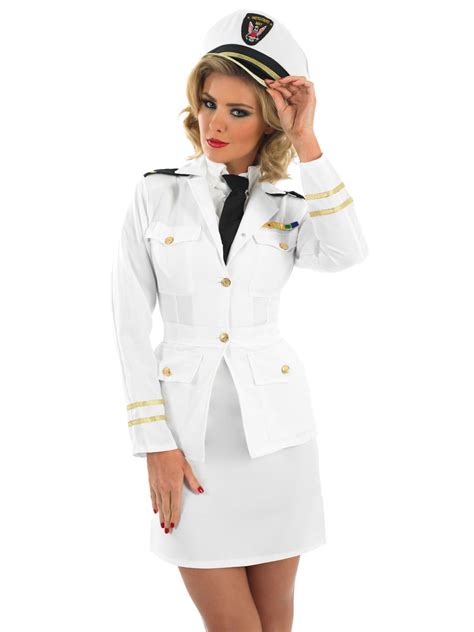 Costume Dofficier Naval Années 1940 Lady Costume Marine Déguisement