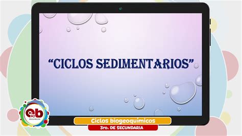 3 Secundaria Biología Geografía Ciclos Biogeoquímicos Youtube