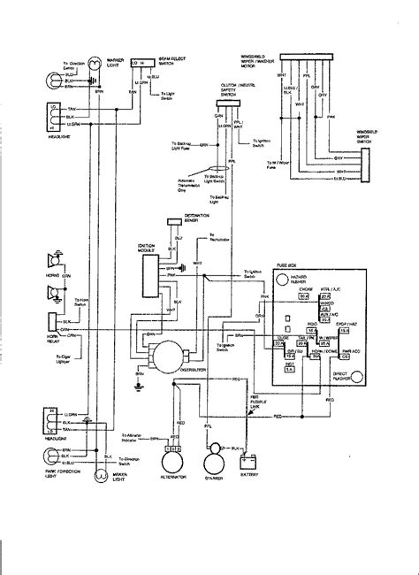 This diagram shows the key switch and all the wires that go to it. I am looking for a simple wiring diagram for 1980 GMC PU, need picture of wiring from alternator ...