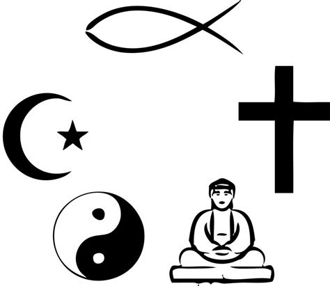 There are four main symbols that represent the beliefs and views of confucianism. Picture Of Religious Symbols - Cliparts.co