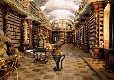 Biblioteca más hermosa del mundo El Clementinum en Praga es un sueño