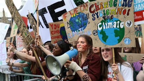 School Strike For Climate Protests Staged Around The World Bbc News