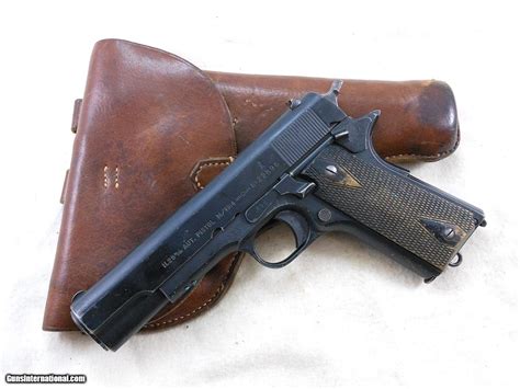 Norwegian Kongsberg Model 1914 Military Pistol Copy Of Colt Model 1911