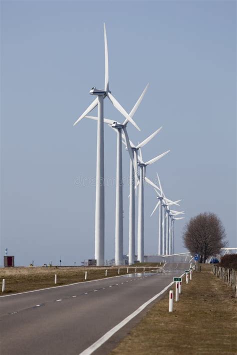 Power Generating Windmills Stock Photo Image Of Spinning 30583036