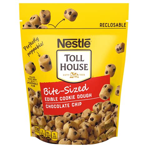 Bite Sized Chocolate Chip Edible Cookie Dough 8 Oz NestlÉ Toll House®