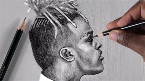 How To Draw Xxxtentacion Step By Step Rip X Youtube