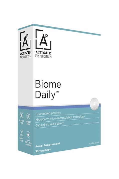 Activated Probiotics Biome Daily 30s Alternative Natural Health Products