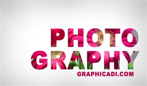 How To Create Photo Filled Text With Photoshop Graphicadi