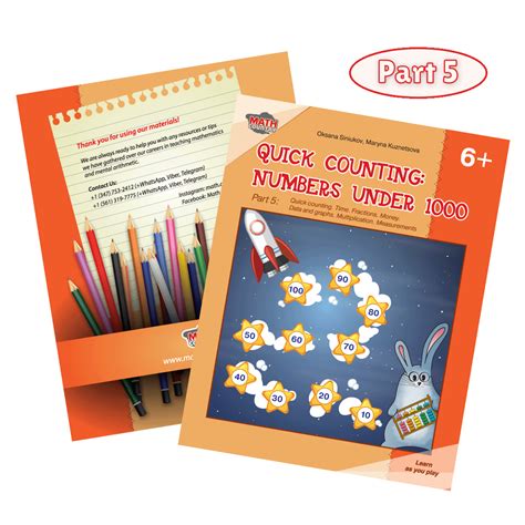 Math Workbook Grade 1 6 Yo Quick Counting Up To 1000 Part 5 Add