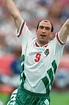 Iordan Letchkov Bulgaria celebrates against Greece Best Football ...