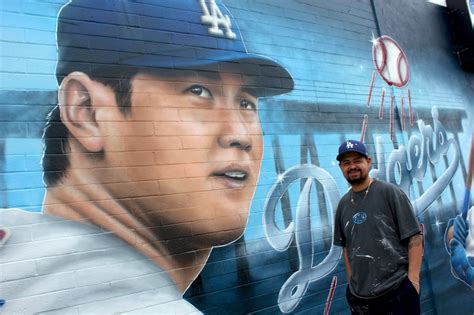 Dodgers New Star Shohei Ohtani Subject Of Hermosa Beach Mural Daily