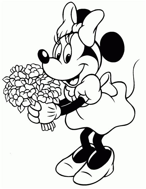 Desenhos Da Minnie Mouse Para Colorir Pintar EspaÇo Educar Desenhos