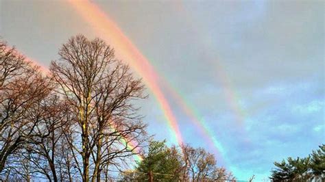 Magical Multiple Rainbows Splash Over New York