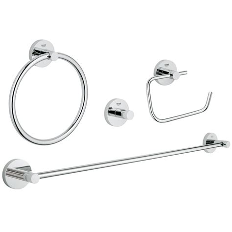 If you have any questions about your purchase or any other product for sale, our customer service representatives are available to help. GROHE Essentials 4 Piece Bathroom Hardware Set & Reviews | Wayfair