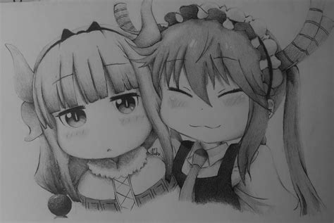 Kanna And Tohru By Aphonos On Deviantart