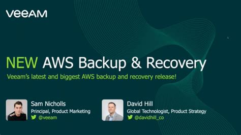 New Aws Backup And Recovery Release