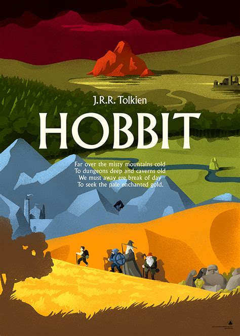 Hobbit Jrr Tolkien Poster On Behance