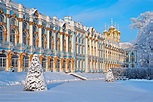 Tsarskoye Selo Russia The Catherine Palace And Park Stock Photo ...