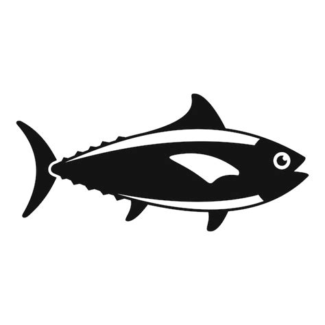 Premium Vector Tuna Fish Icon Simple Illustration Of Tuna Fish Vector