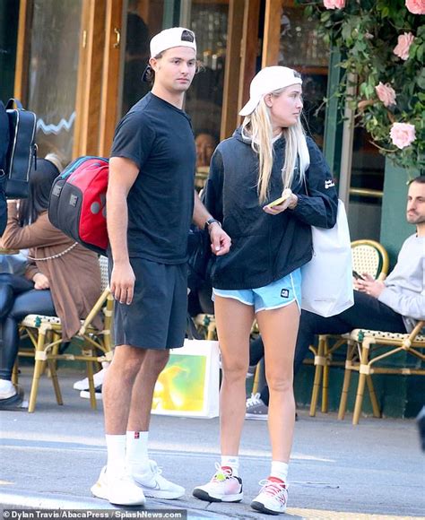 Jack Brinkley Cook And Tennis Star Genie Bouchard Get A Bite To Eat In