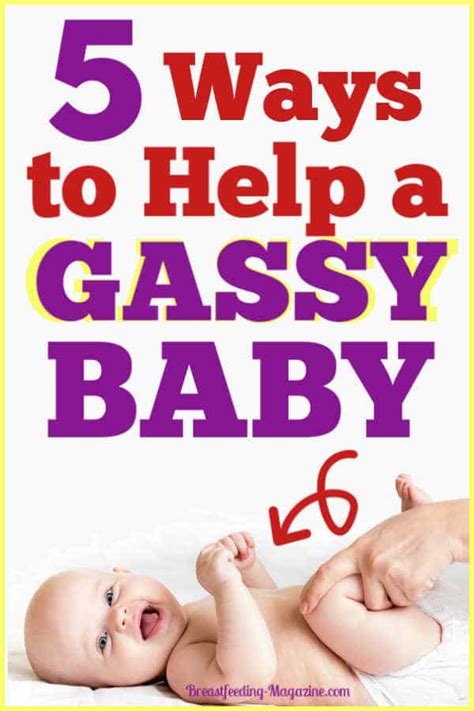 In the meantime, simethicone drops can break down bubbles of gas in your baby's stomach, making your baby feel better. Gassy Baby? Causes and Remedies for Breastfeeding Babies
