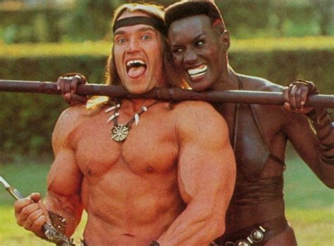 A sublimely powerful voice that has accrued an grace jones. Arnold Schwarzenegger and Grace Jones in 2020 | Funny ...