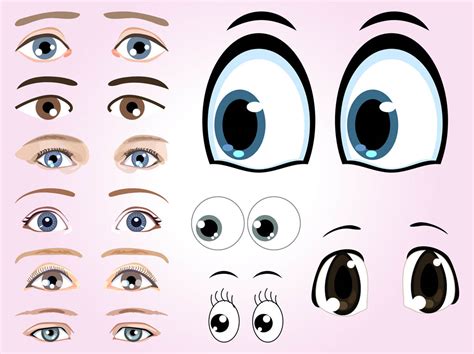 13 Free Vector Cartoon Eyes Images Cartoon Eyes Vectors Cartoon Eye