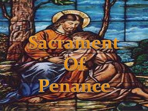 Sacrament Of Penance