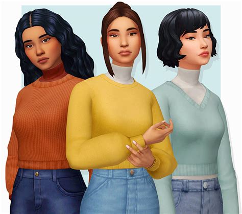 Sims 4 Sweater Cc