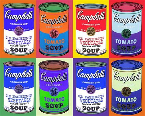 Campbell S Soup Cans By Andy Warhol Andy Warhol Soup Cans Andy Warhol Pop Art Warhol
