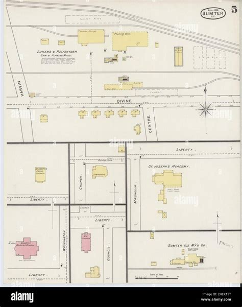 Sanborn Fire Insurance Map From Sumter Sumter County South Carolina