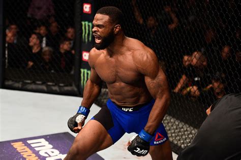 ufc on espn 9 full fight video watch tyron woodley knock out robbie lawler