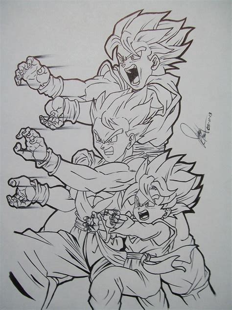 Goku's childhood self can be unlocked one of two ways. Dragon Ball Z, Goku, Goten y Gohan | Desenho de anime, Desenhos de anime, Desenhos dragonball
