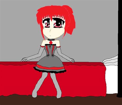 Anime Girl Sitting On Bed By Nekomaidchan77 On Deviantart