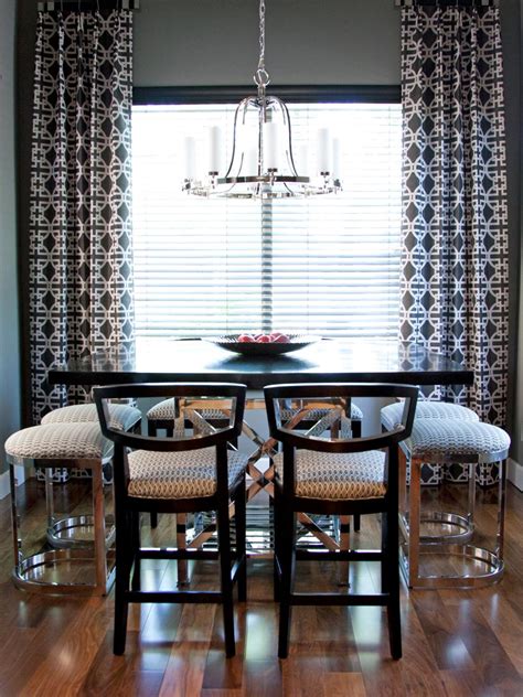 The layout enables convenient access to multiple authors and editions. Preppy Contemporary Dining Room With Black and White ...