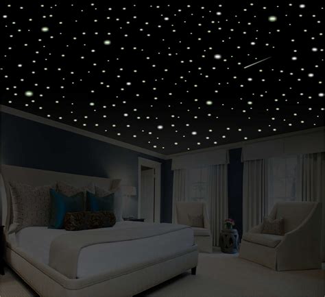 See more ideas about galaxy bedroom, bedroom ceiling, star ceiling. Romantic Bedroom Decor Star Wall Decal Glow in the Dark