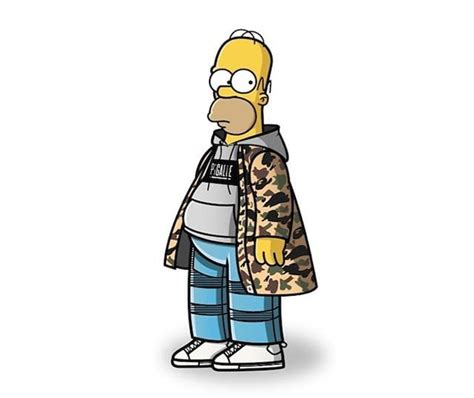 Simpsons In Street Wear Neue Garderobe Seriesly Awesome