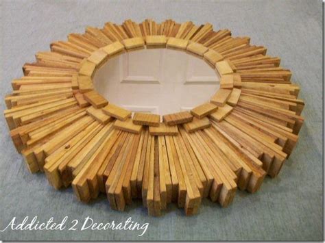 A hollywood style bathroom mirror with bulbs at the top and sides is just the thing for many bathrooms as is a wall mirror with a beautifully carved wooden frame. DIY Sunburst Mirror Roundup - Addicted 2 Decorating® | Sunburst mirror, Mirror decor, Starburst ...