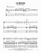 La Bamba by Ritchie Valens - Guitar Tab Play-Along - Guitar Instructor