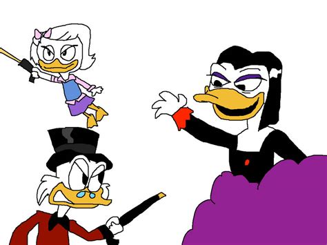 Webby And Scrooge Vs Magica By Scurvypiratehog On Deviantart