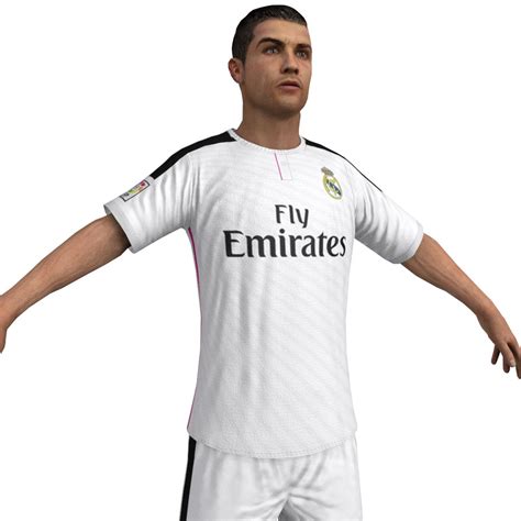 Cristiano Ronaldo 3d Model 89 Max Obj Free3d