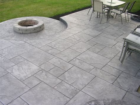 Stamped Concrete Patio Saving Much Of Your Budget Amaza