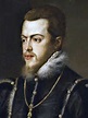 Felipe II, rey de España desde 1556 a 1598 y rey consorte de Inglaterra ...